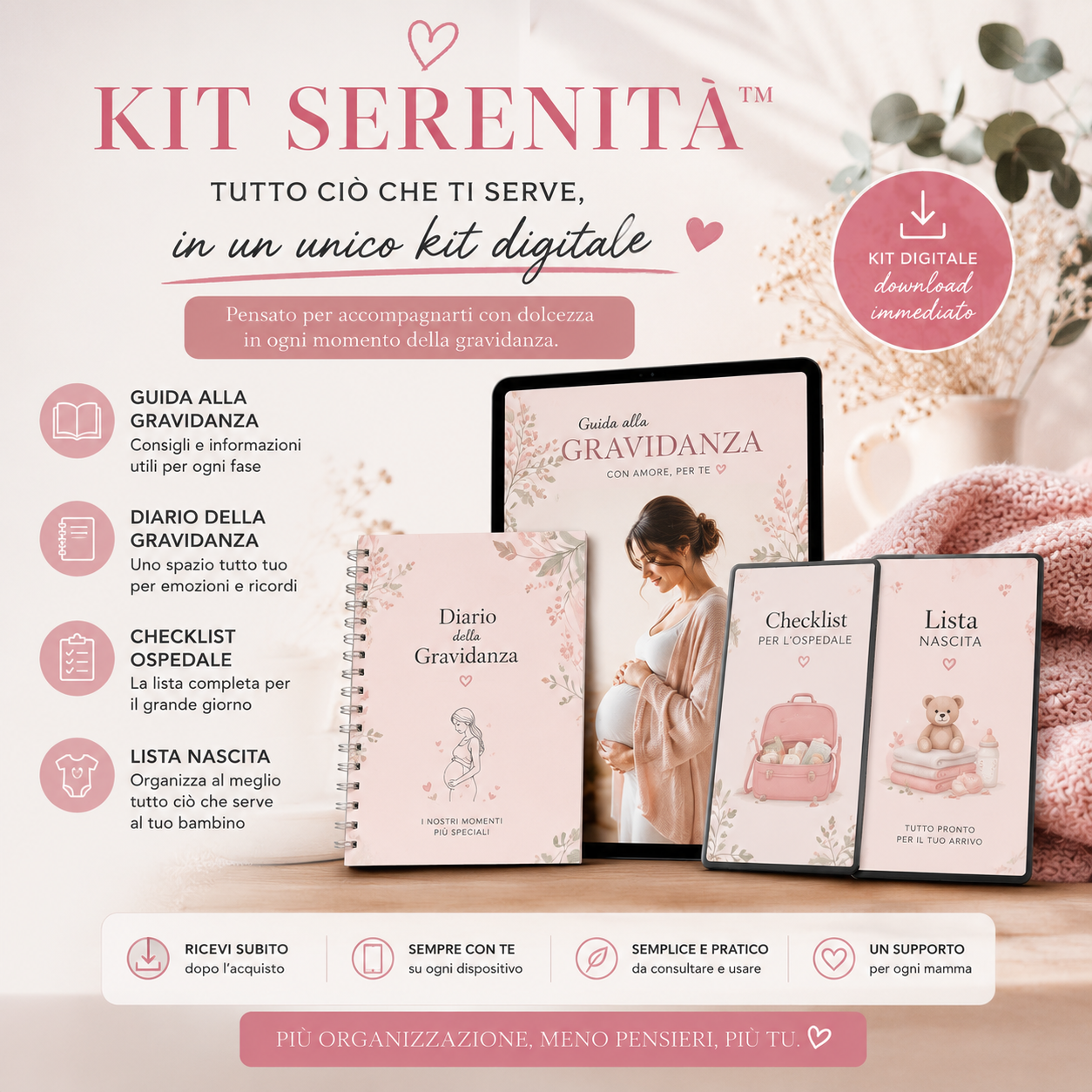 Kit Serenità™ – Il tuo spazio di calma durante la gravidanza