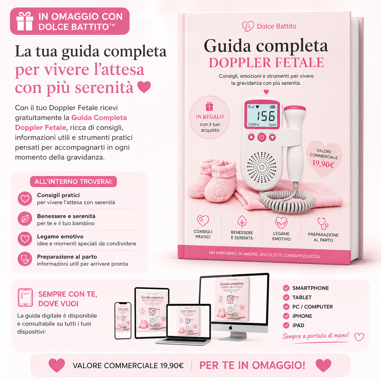 Guida Completa Doppler Fetale in omaggio