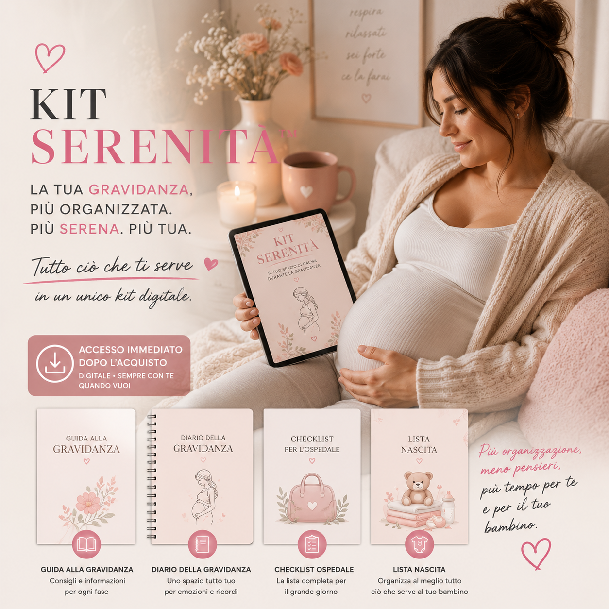 Kit Serenità™ – Il tuo spazio di calma durante la gravidanza