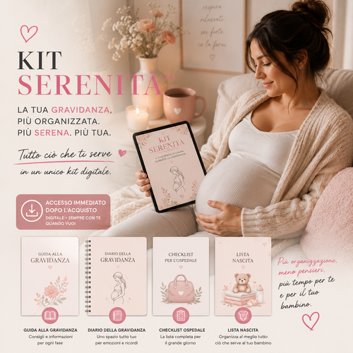 Kit Serenità™ – Il tuo spazio di calma durante la gravidanza